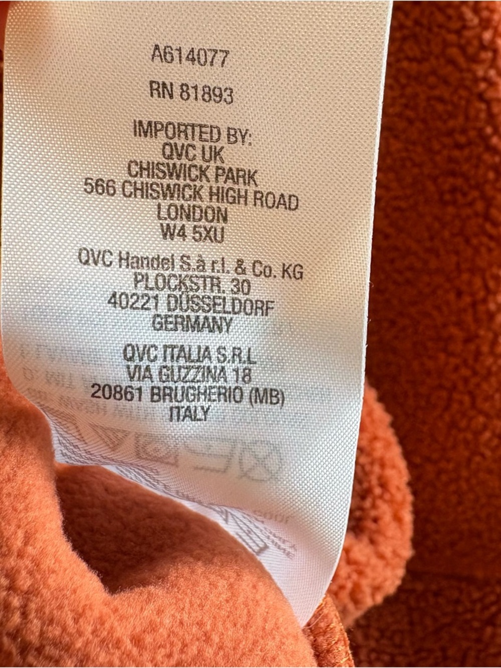 Encore Rust Teddy Button-Front Jacket - Picture 5 of 7